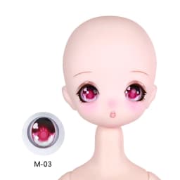 Accessories For 1/4 BJD Eyeballs 17mm Suit For Your 45cm Doll Anime Figure