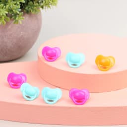 20Pcs Lovely Doll Pacifier Doll Play House Supplies Dollhouse Dummy Nipples For Baby Accessories Toy For Toddlers Kids
