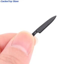 1:12 Dollhouse Miniatures Metal Knife Model Mini Kitchen Accessories Toys