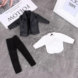 1 Set 1/6 Doll Clothes Male Doll Shirt Daily Wear for 30cm Doll Casual Suit Suit Clothes Doll Pants Wedding Party Suit Accessory