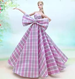 Handmade BABI Doll Clothes Dress Gown for 11.5 inch doll&body 1/6 #02