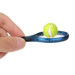 Photo Props Scene Model Doll Tennis Racket kits Sport Equipment Set Dollhouse Accessories Miniature Racquet Ball Bag