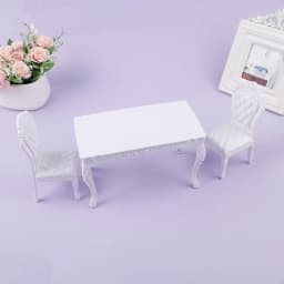 1PC Dollhouse 1:6 Kitchen Furniture Accessories Dining Table Chair Computer Office Desk Chair For Doll House Decor Kids Toys