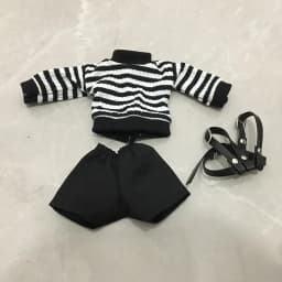 30/45/60cm Doll's Clothes for 1/6 1/4 1/3 Bjd Sweater+Short +Strap Clothing Diy Girl Toys Dress Up Accessories, No Doll