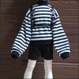 30/45/60cm Doll's Clothes for 1/6 1/4 1/3 Bjd Sweater+Short +Strap Clothing Diy Girl Toys Dress Up Accessories, No Doll
