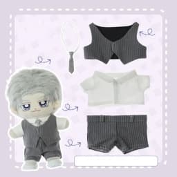 20cm Plush Cotton Doll's Clothes Shoes Outfit Accessories for Idol Dolls Fashion Suit Doll Tops Shirt Pants Suit Kids Gift