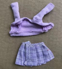 Rainbow Doll Dress Clothing Set 1/6 Doll Accessories Original Doll Skirt Jeans Shoes Boots Sandals Colorful Decors