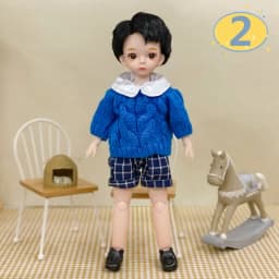 3D Big Eyed Boyfriend Doll 30cm Doll 1/6 BJD Doll Replacement Clothing Doll Accessories Kids Toy Gifts
