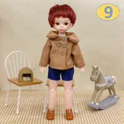3D Big Eyed Boyfriend Doll 30cm Doll 1/6 BJD Doll Replacement Clothing Doll Accessories Kids Toy Gifts