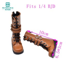 6cm BJD Shoes 43--45CM 1/4 MSD BJD Doll Accessories Toys Ball Jointed Doll Fashion Tall Tube Boots, High-Heeled Shoes