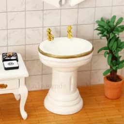 Dollhouse Mini Simulation Kitchen Bathroom Furniture Model Toys for 1:12 DollHouse Decoration Miniature Accessories