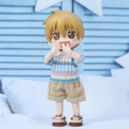 Ob11 Doll Clothes 1/12 Bjd Clothes Cute Rainbow Short Sleeve Sweater Shorts for Obitsu 11 Gsc Molly YMY DDF Doll Accessories