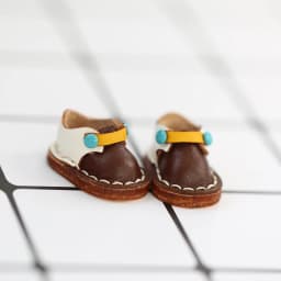 Ob11 Doll Shoes Holala Handmade color matching Cowhide Shoes With buttons For Clay Doll Obitsu11,Body9, Gsc, Ddf, 1/12bjd Doll