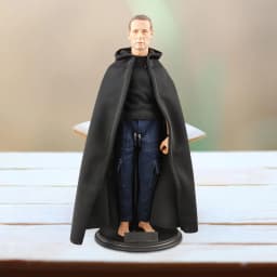 1/6 Scale Figure Doll Hoodie Cloak Fashion Long Cape Cosplay Outfit Party Stage Tops for 12'' Inch Soldier Figures Body Costume