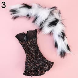 1 Set 1/6 Doll Fashion Casual Clothes Winter Wear Plush Coat Skirt Handmade Girl Doll Wearing Set For 29~32 cm Doll