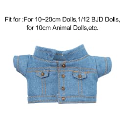 For 10~20cm Doll Clothes 1/12 BJD Dolls Winter Top Coats Handmade Jacket Pants Jeans Shorts Outfits Doll Accessories Kids Toy