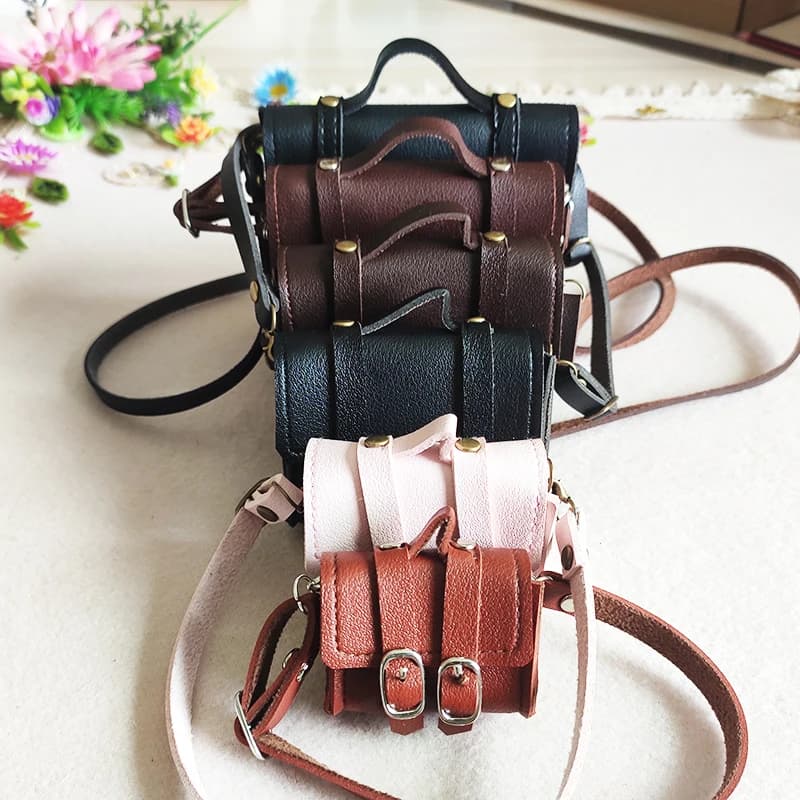 1/6 1/4 1/3 Scale BJD Retro Satchel Mini Bag Model For BJD/SD YOSD MSD SD13 SSDF Strong Uncle Doll Accessories C1038