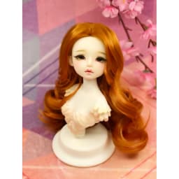 1/3 1/4 1/6 1/8 Fashion Wavy Style Hair High Temperature Wire BJD Wig For Toy Doll