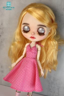 NEW 28-30cm Blyth Azone OB22 OB24 Doll Clothes Fashion Suspender Skirt Halter Dress