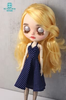 NEW 28-30cm Blyth Azone OB22 OB24 Doll Clothes Fashion Suspender Skirt Halter Dress