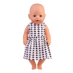 Baby Doll Clothes Dress Flamingo Cute Summer Skirt Bodysuit For 18 Inch American&43cm Reborn New Born Doll OG Girl`s Toy Doll