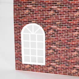 Diy Doll House Scene Accessory Scale 1:20/25/30 Window Model Indoor Building Layout Materials Diorama Kits 1Pcs