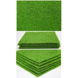 1Pc New 15cm Grass Mat Green Artificial Lawns Turf Carpets Fake Sod Garden Moss For Dollhouse Decals Toys