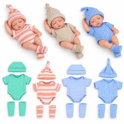 20cm Baby Dolls Clothes for DIY Toy Doll Accessories Suitable For 8inch Doll Sweater Jumpsuit Reborn Doll Clothes Accessories