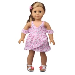 Doll Baby Clothes Princess Lace Dress Fit 18 Inch American&43 CM Reborn New Born Baby Doll OG Girl Doll Shoes DIY Gift`s Toy