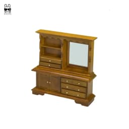 1:12 Miniature Dresser Closet TV Book Cake Bedside Table Cabinet Bookcase Cupboard Model Dollhouse Furniture Decor DIY Toys