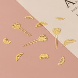 Dollhouse Simulation Mini Hair Comb Doll Chinese Style Hairpin Doll Dress Up Decoration Accessories For Kid Pretend Play Toys
