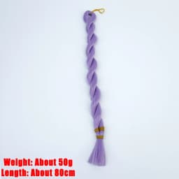 BJD Doll Hair 1/3 1/4 1/6 Rooting Wigs Material Heat-resistant Soft Silk Synthetic Replace Wigs