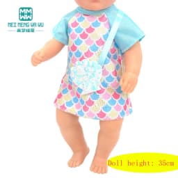 36cm 14inch Doll Clothes Newborn Doll Fashion Sets, Pajamas, Dresses, Dance Dresses, Gown Dresses Girl Gift