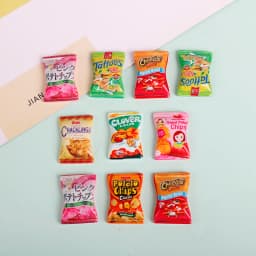 10Pcs 1:12 1:6 Dollhouse Miniature Simulation Candy Dolls Kitchen Accessories For Doll House Decor Pretend Play Toys