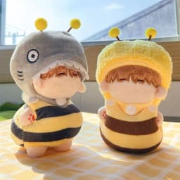 10cm/15cm/20cm/40cm Doll Clothes Multicolor Replacement Outfit Cartoon Bee Jumpsuit Playing House Doll Accessories