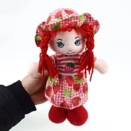 25cm High Quality 25cm Rag Dolls Fruit Skirt Hat Cartoon Baby Sleeping Toy Soft Girls Birthday Christmas Gifts