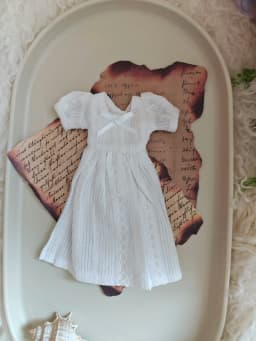 Blythe Doll Clothes Handmade Spring Versatile White Skirt Set 28-30cm OB22 OB24 AZONE Blythe Doll Clothes Accessories Dress