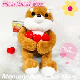 Heartbeat Simulator For Plushies Heart Beat Box Pulsing Device Stuffed Doll Accessories Stress Relief Sleep Aids for Boy Pets