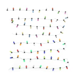 1m 1:12 Scale Dollhouse Miniature A String of multi-coloured Christmas Lights Fake Lights For Doll House Decor Small ornaments