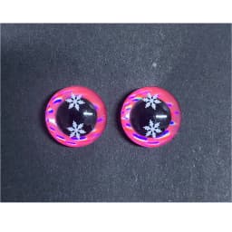 12mm/16mm/18mm Sparkle Safety Colored Eyes For Crochet Amigurumis Dolls Plastic Doll Findings 3D Glitter Eyes Diy Accessories