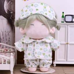 Shirt Shorts Doll Clothes Doll Accessories For 20cm Cotton Doll Pajamas Suit Photo Props Cartoon Mini Blouse Pants Set