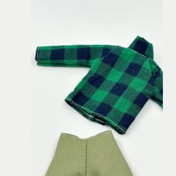 4pcs Fashion Doll Clothes Set - 12'' Cotton Accessories, Casual Style, Includes Jackets, Shirts, Pants, and Hats, Perfect Gift