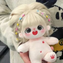 20cm Kawaii Plush Cotton Doll Can Change Clothes Diy Dress Up Soft Stuffed Plush Toys Collection Kids Birthday Gifts