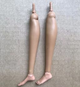 MENGF Doll Hands Feet 1/6 Doll Parts Beige Latin Dark Brown Doll Accessories DIY Dressing Doll Decors Hands Legs Feet