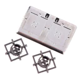 1 Set 1:12 Dollhouse Miniature Gas Stove Metal Model Toy Doll House Decor Kids Gift
