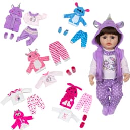 2025 New Lovely Jumpsuits For 20-22 Inch Baby Reborn Doll 50-55cm Doll Clothes And Accessories
