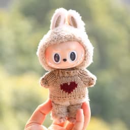 17cm Mini Plush Doll'S Clothes Outfit Accessories For Korea Kpop Exo Labubu Idol V1 V2 sweater winter change Clothing Gift