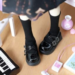 Fashion Doll Shoes Sexy Cute Princess High Heels DIY Accessories PU Leather Play House Shoes for 1/3 1/4 BJD 45/60cm Dolls