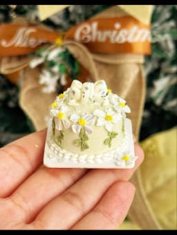 Dollhouse Decoration Miniature Clay Birthday Cake Bjd Doll Diy Custom Birthday Party Decoration Mini Sweets for Dolls Blythe Toy