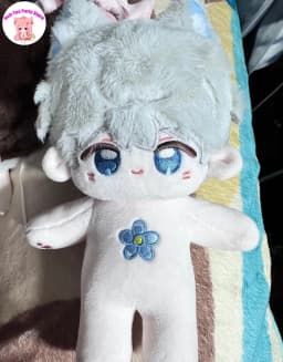 20cm Original Love and Deepspace Caleb Sylus Zayne Rafayel Xavier Kawaii Animal Ear Plush Doll Body Dress Up Clothes Plushies
